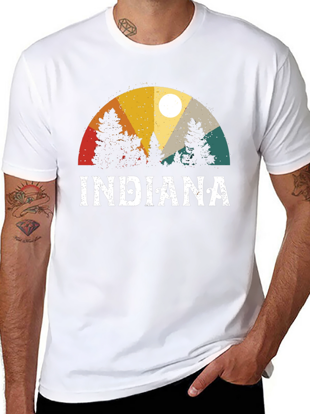 Indiana Retro Graphic T-Shirt
