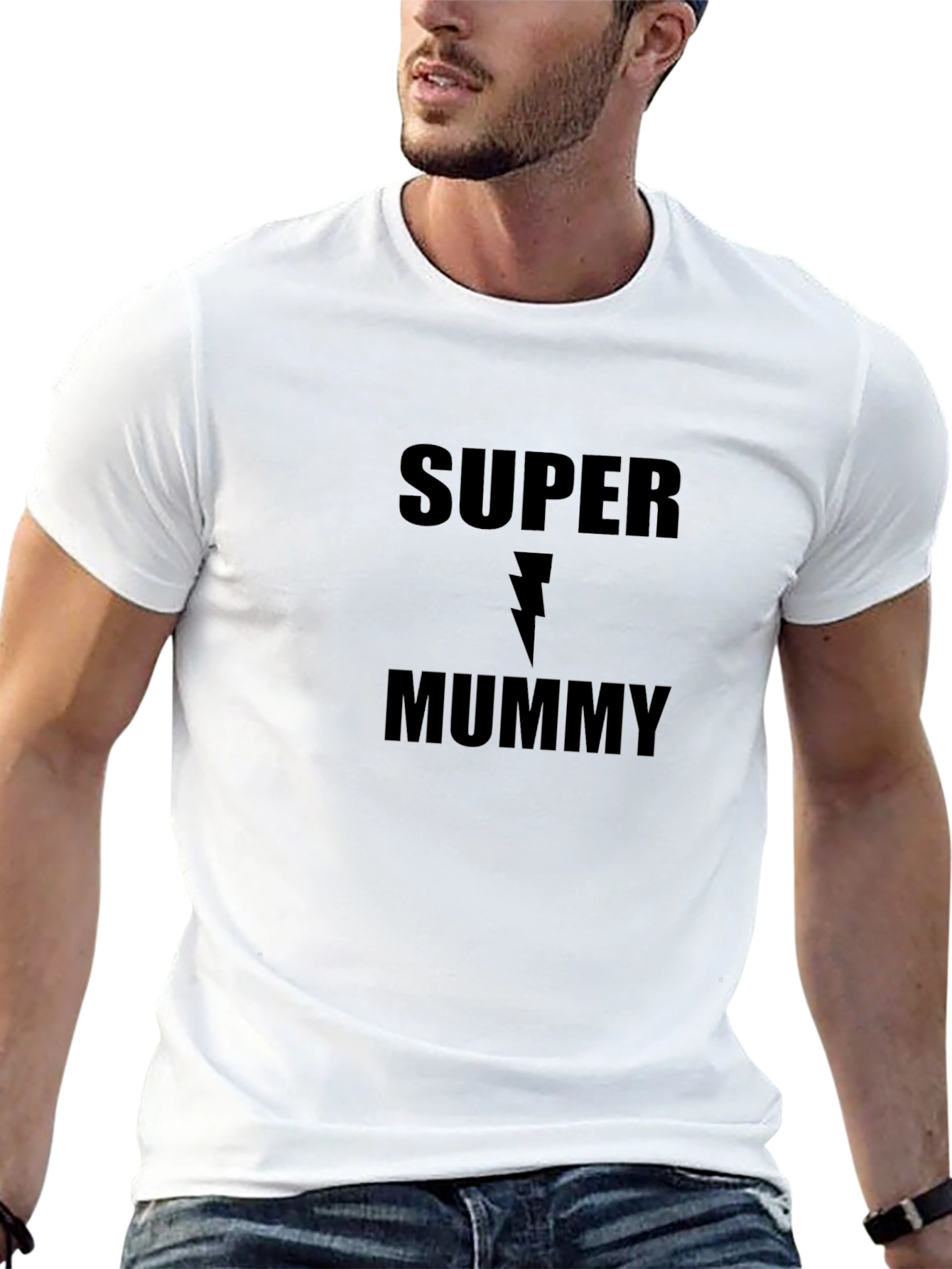 Super Mummy T-Shirt - Black Novelty Tee