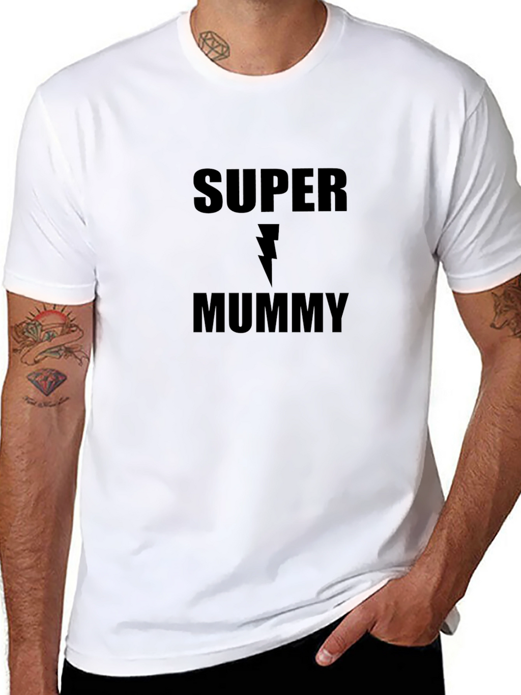 Super Mummy T-Shirt - Black Novelty Tee