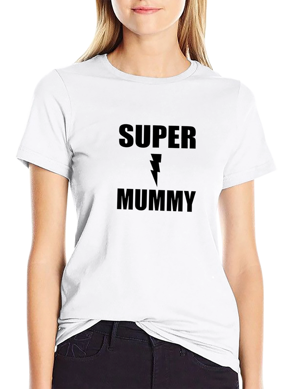 Super Mummy T-Shirt - Black Novelty Tee