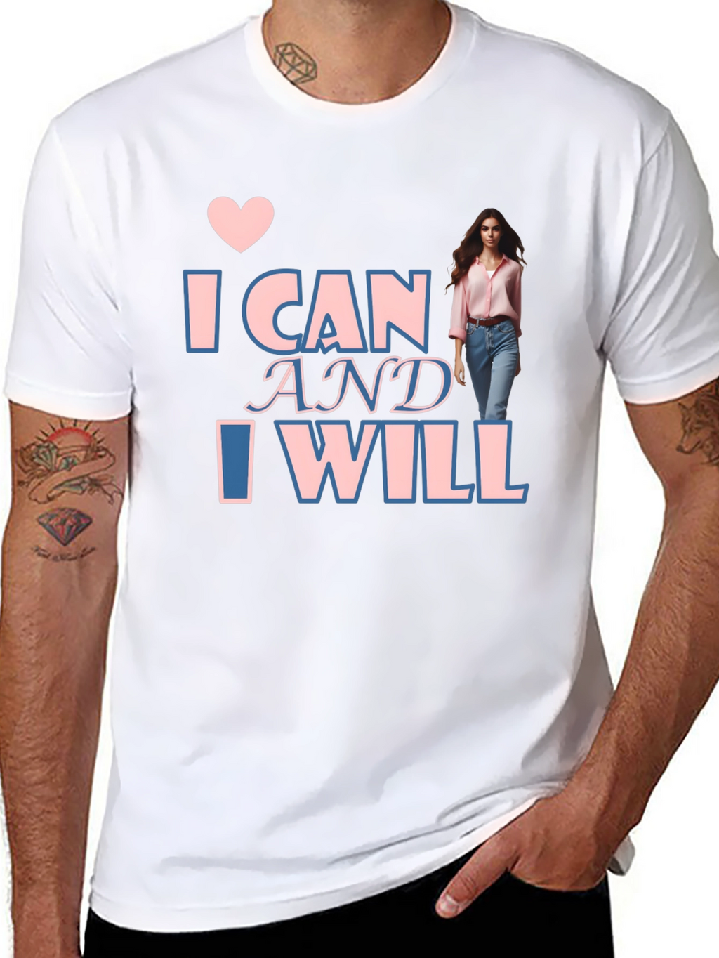 Inspirational I Can & I Will T-Shirt