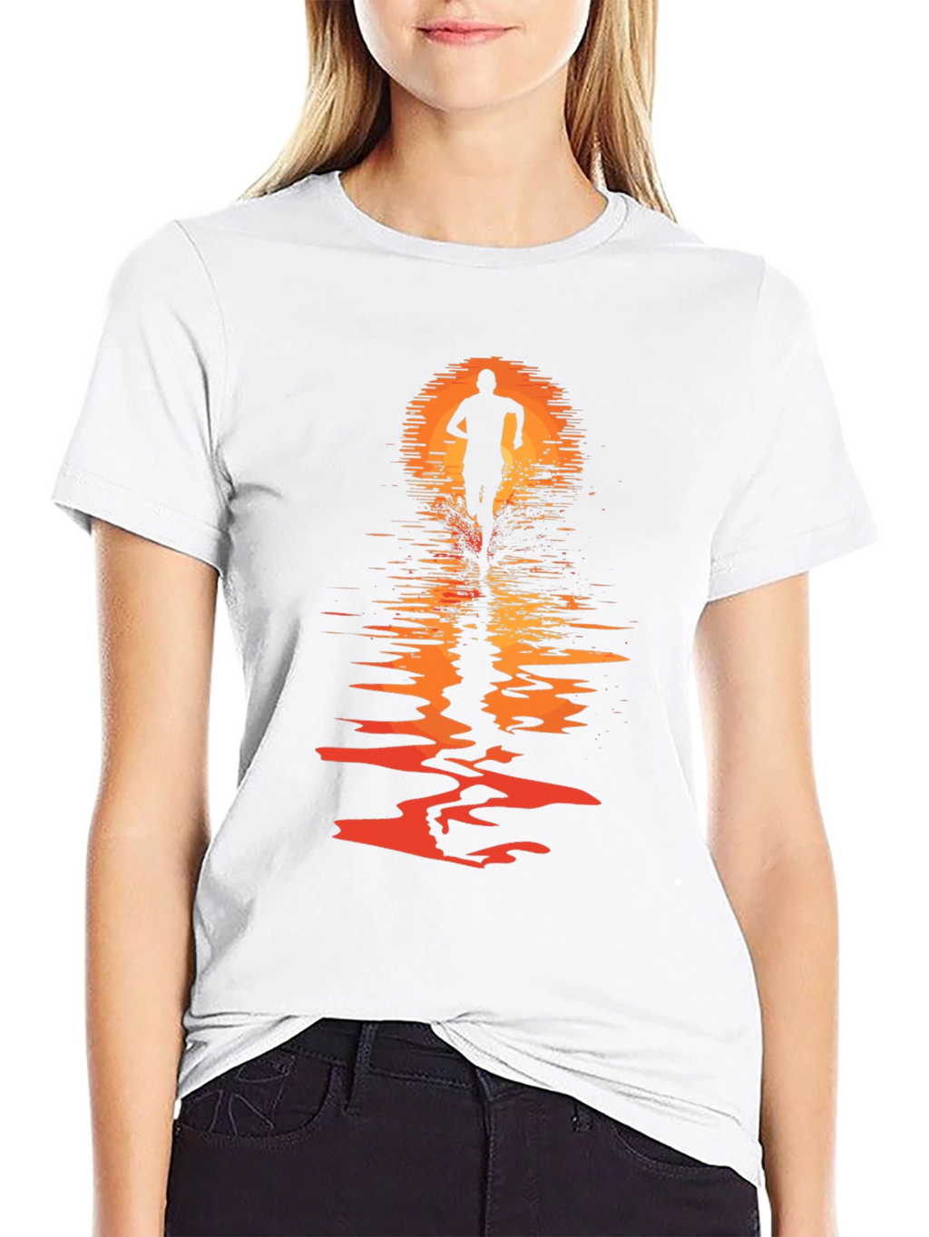 Sunset Runner Graphic T-Shirt