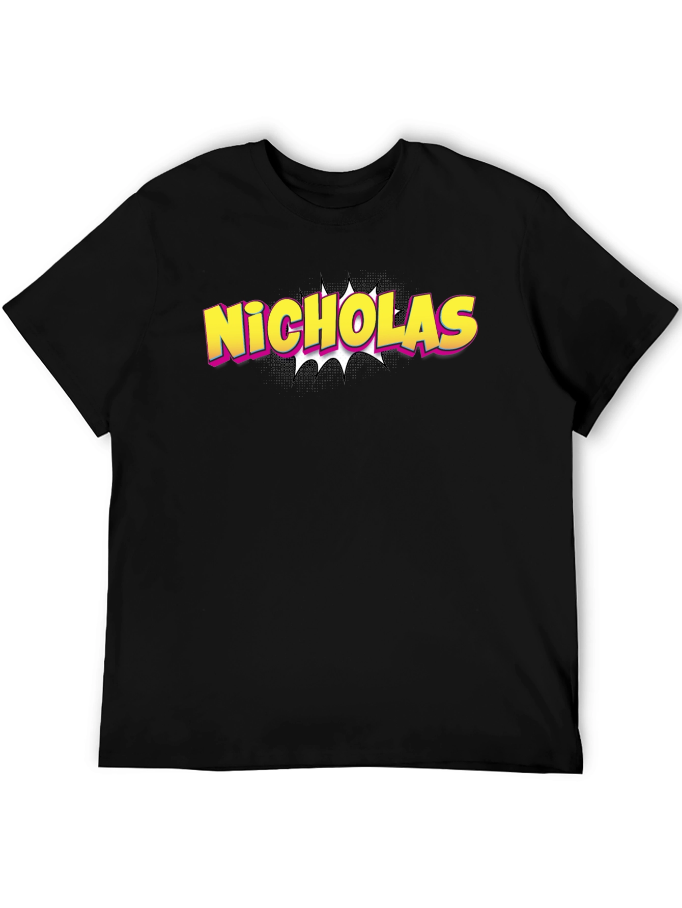 Nicholas Personalized Comic Style T-Shirt