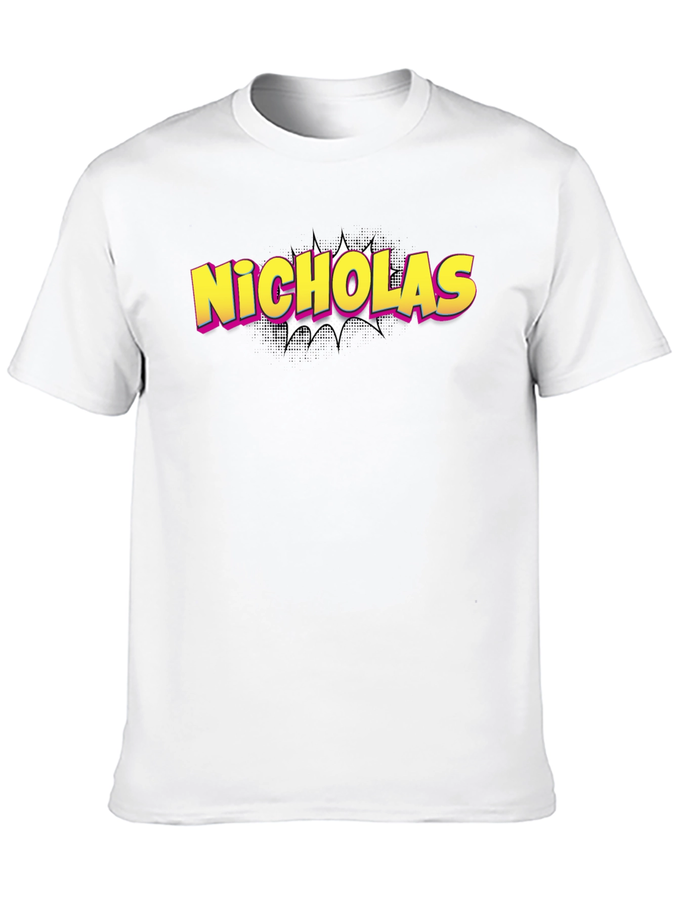 Nicholas Personalized Comic Style T-Shirt
