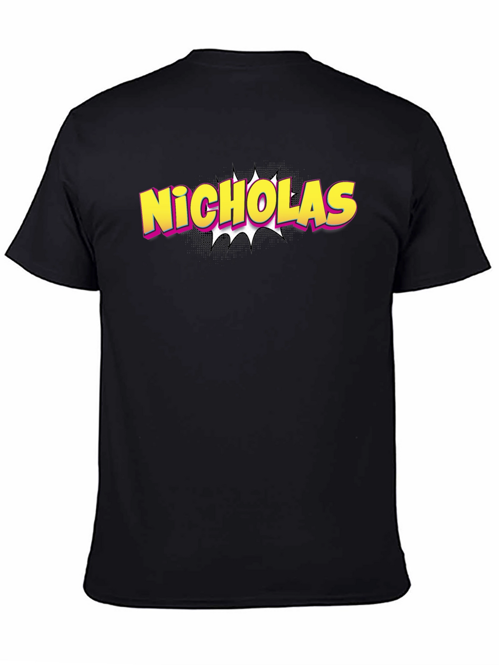 Nicholas Personalized Comic Style T-Shirt