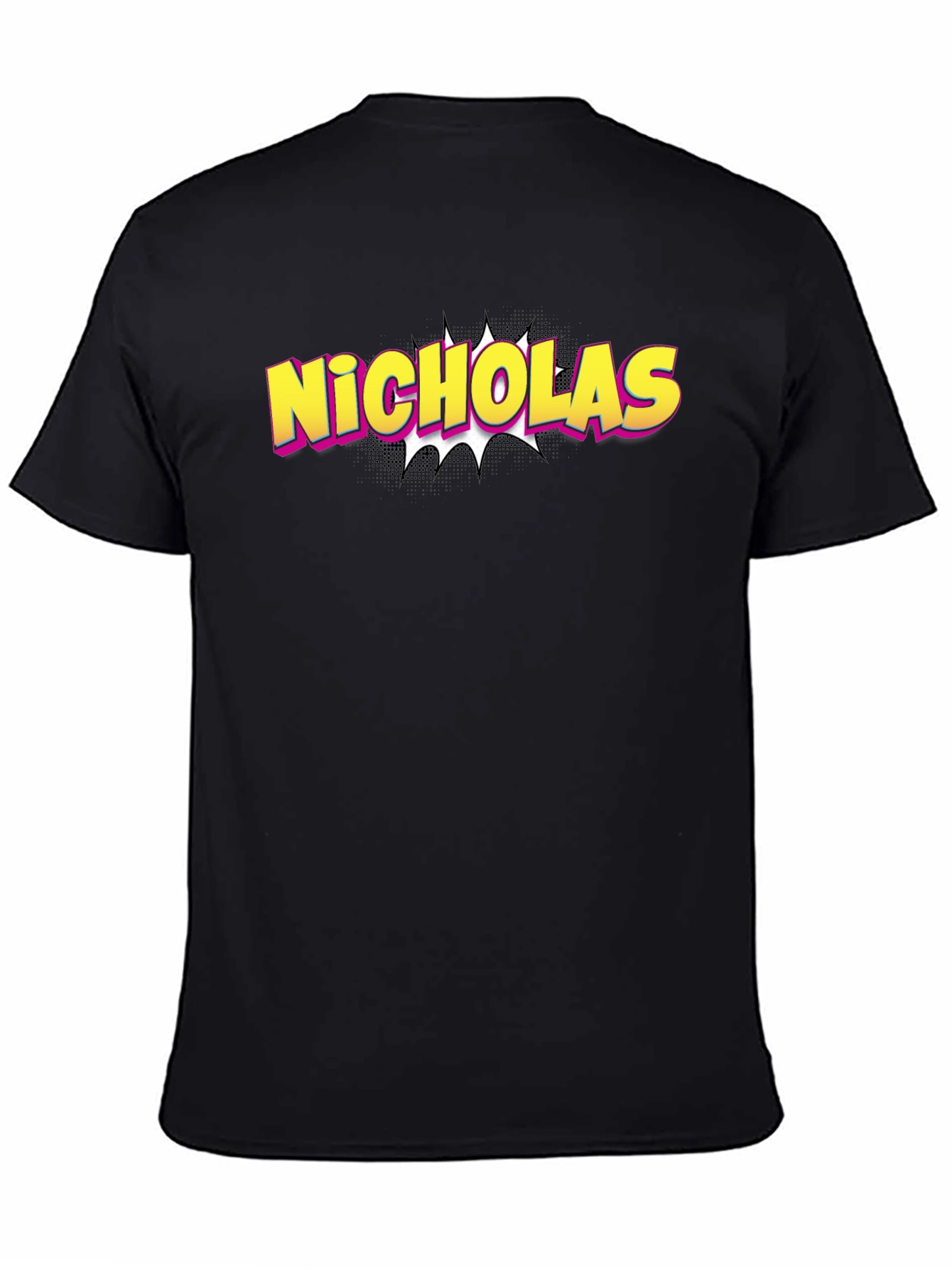 Nicholas Personalized Comic Style T-Shirt