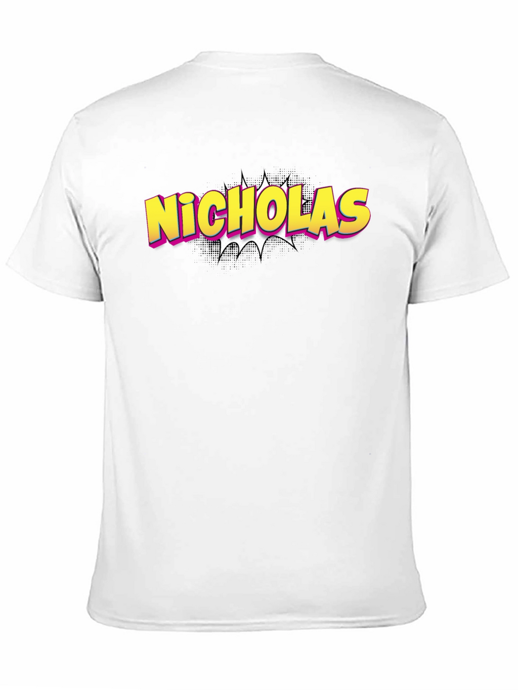 Nicholas Personalized Comic Style T-Shirt