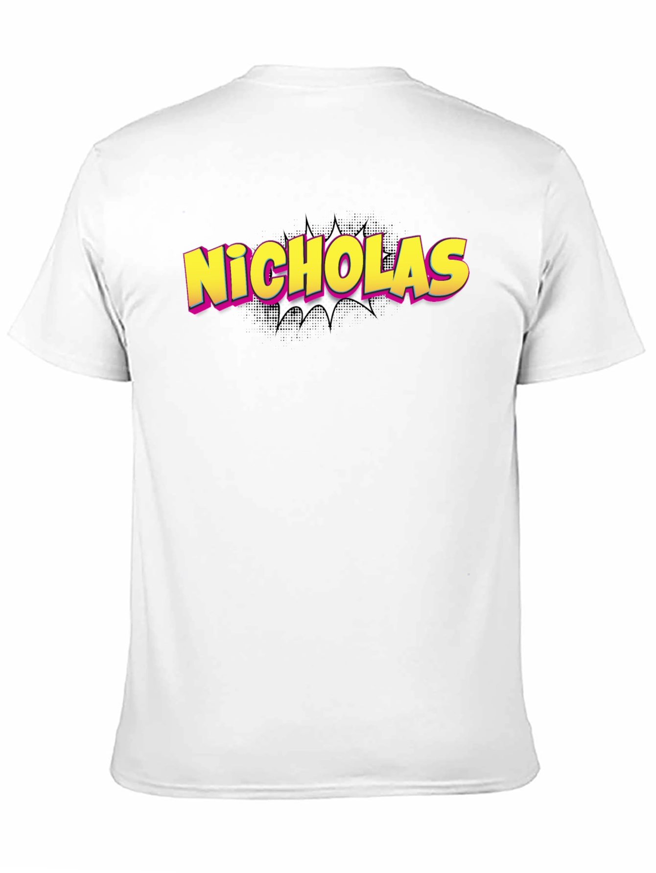 Nicholas Personalized Comic Style T-Shirt