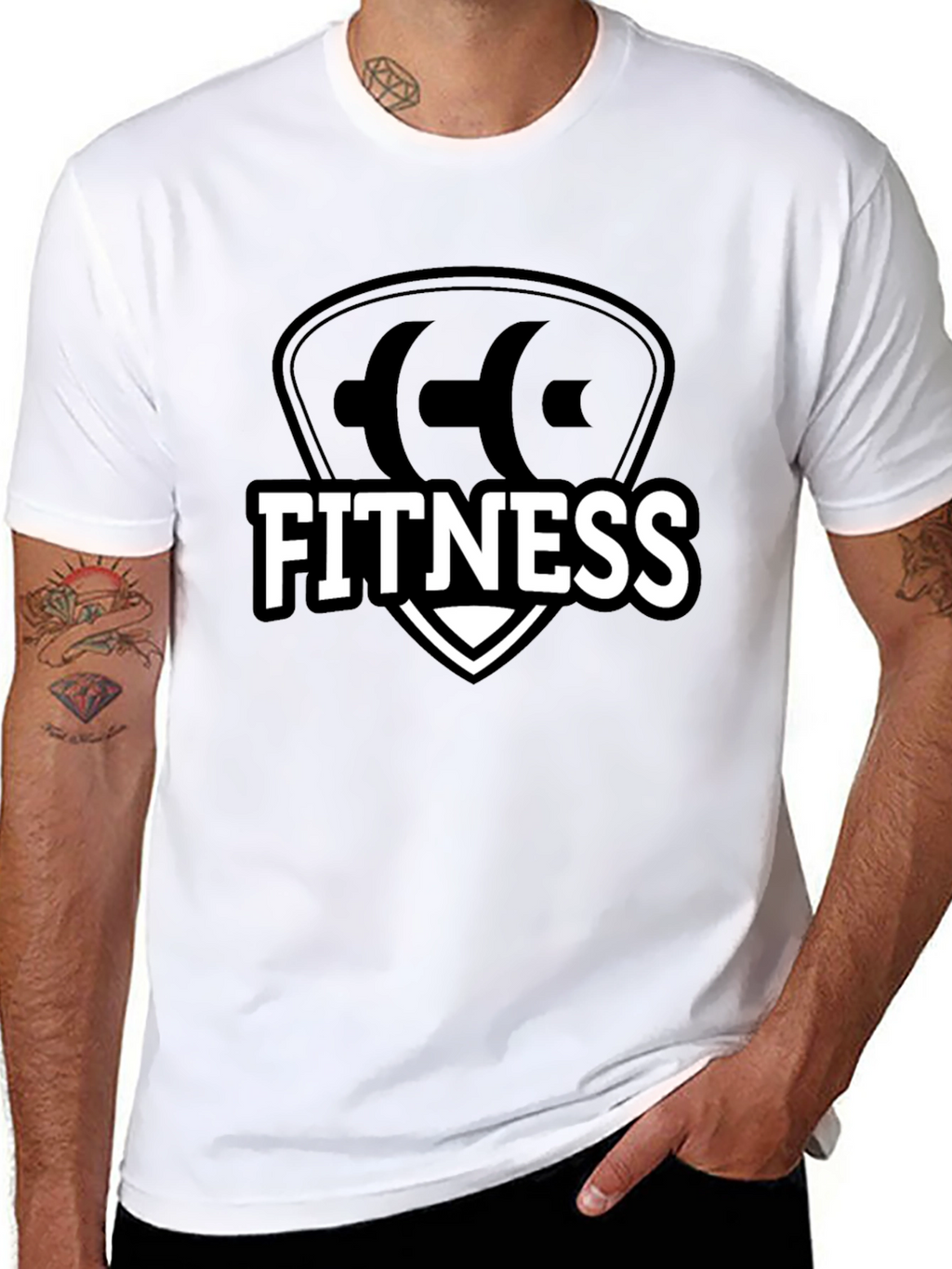 Fitness Black T-Shirt