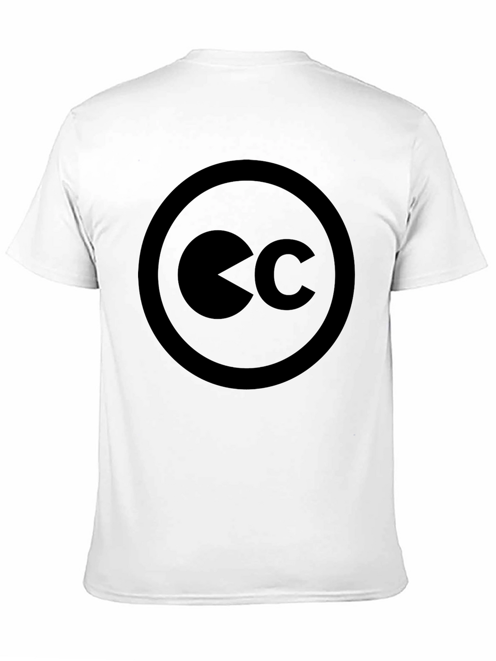 Creative Commons Black T-Shirt - Modern Design