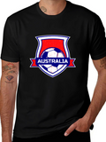 Australia Soccer Black T-Shirt