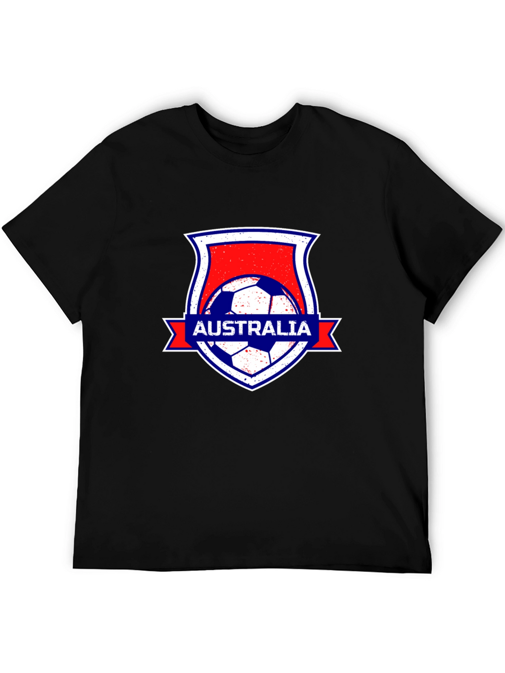 Australia Soccer Black T-Shirt
