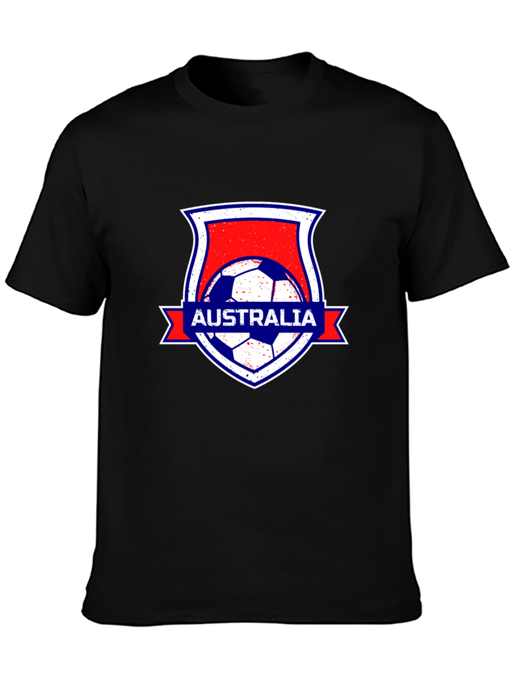 Australia Soccer Black T-Shirt
