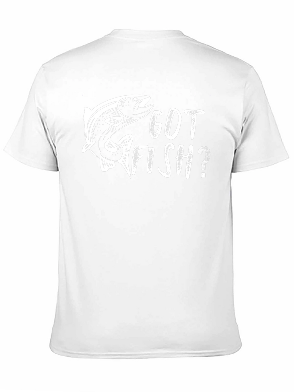 Got Fish? Black Cotton Graphic T-Shirt