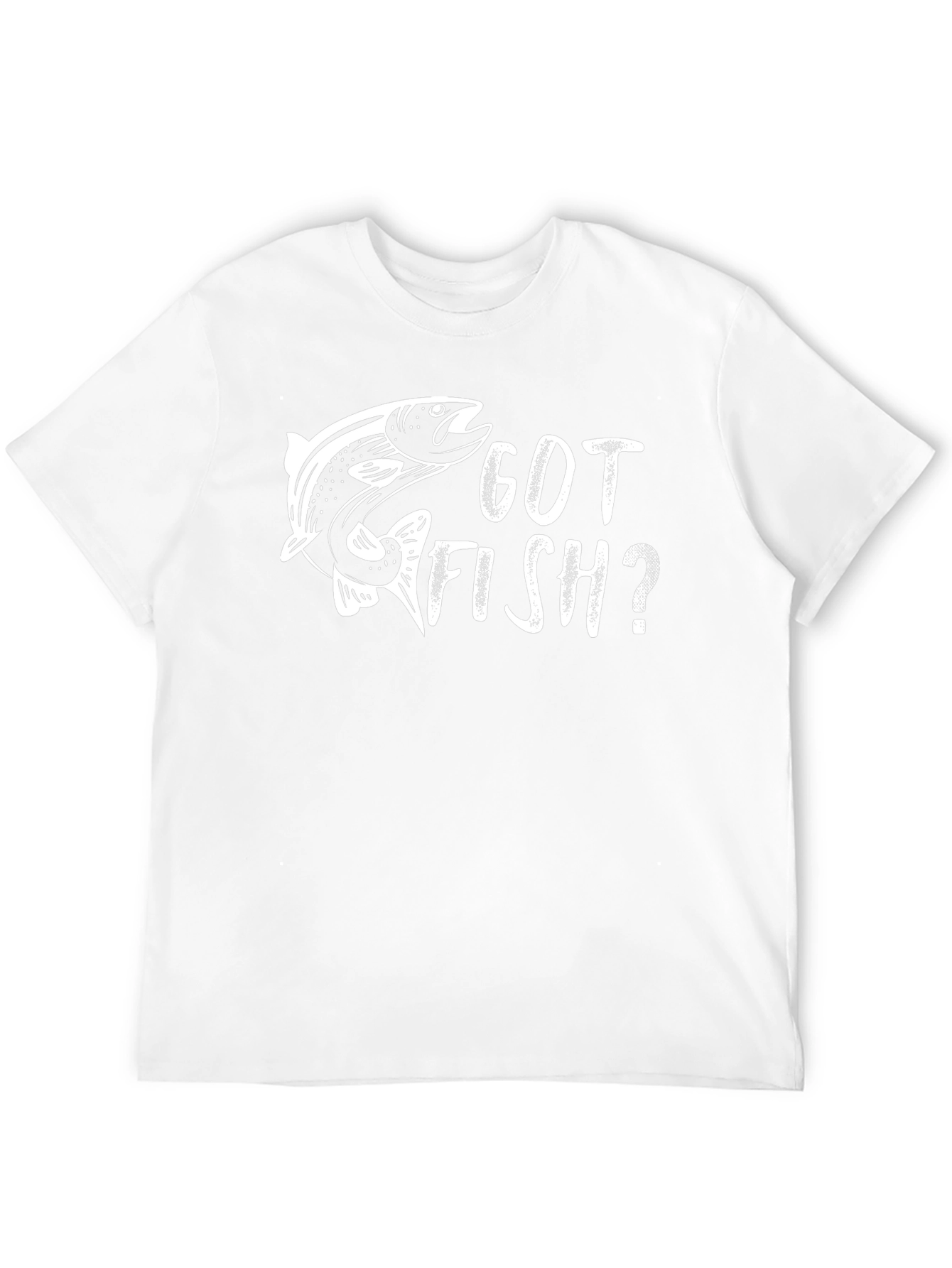 Got Fish? Black Cotton Graphic T-Shirt