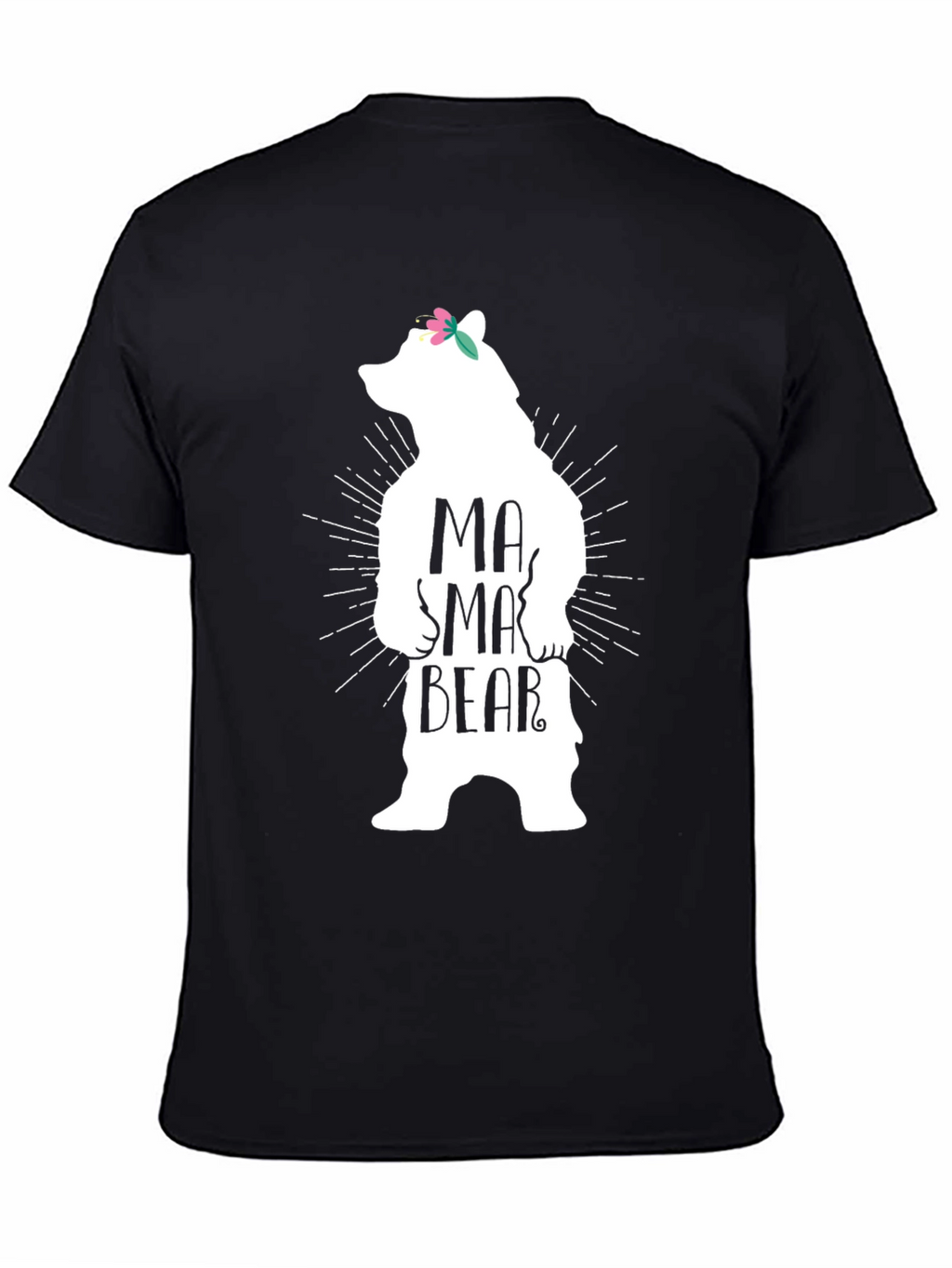 Mama Bear Graphic T-Shirt - Cute Mom Tee