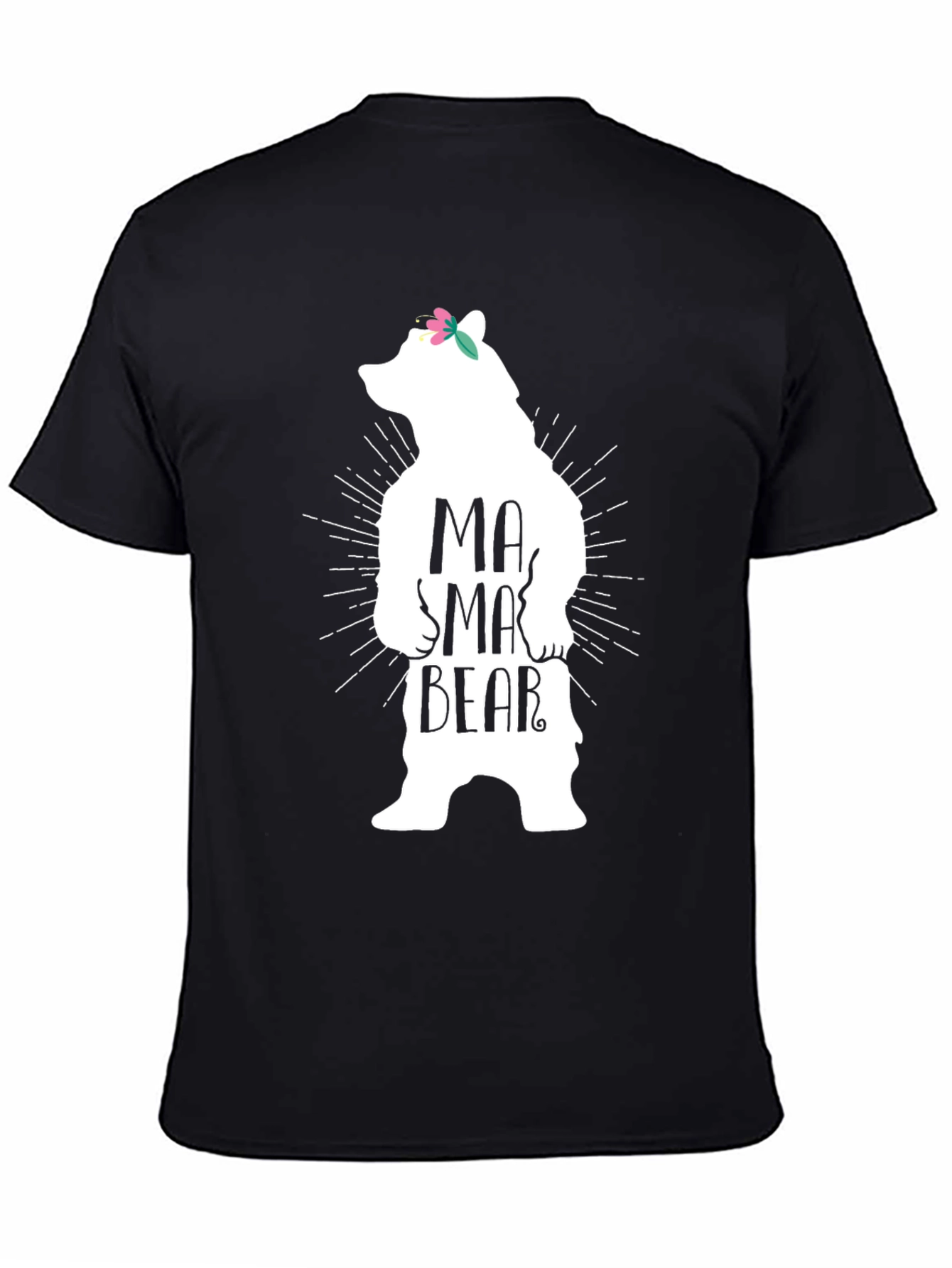 Mama Bear Graphic T-Shirt - Cute Mom Tee