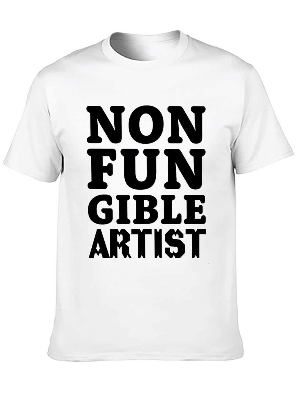 Non Fungible Artist Black Graphic T-Shirt