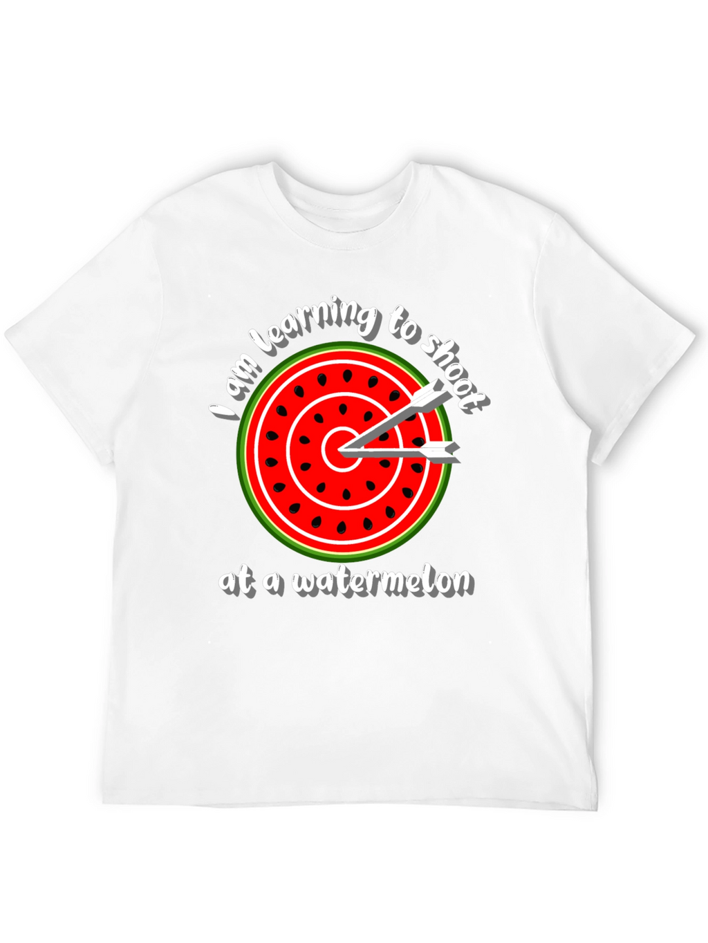 Watermelon Target T-Shirt - Learning to Shoot Tee