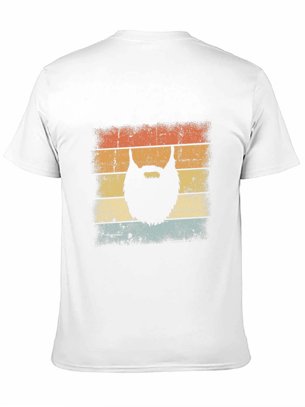 Retro Beard Graphic Tee - Black