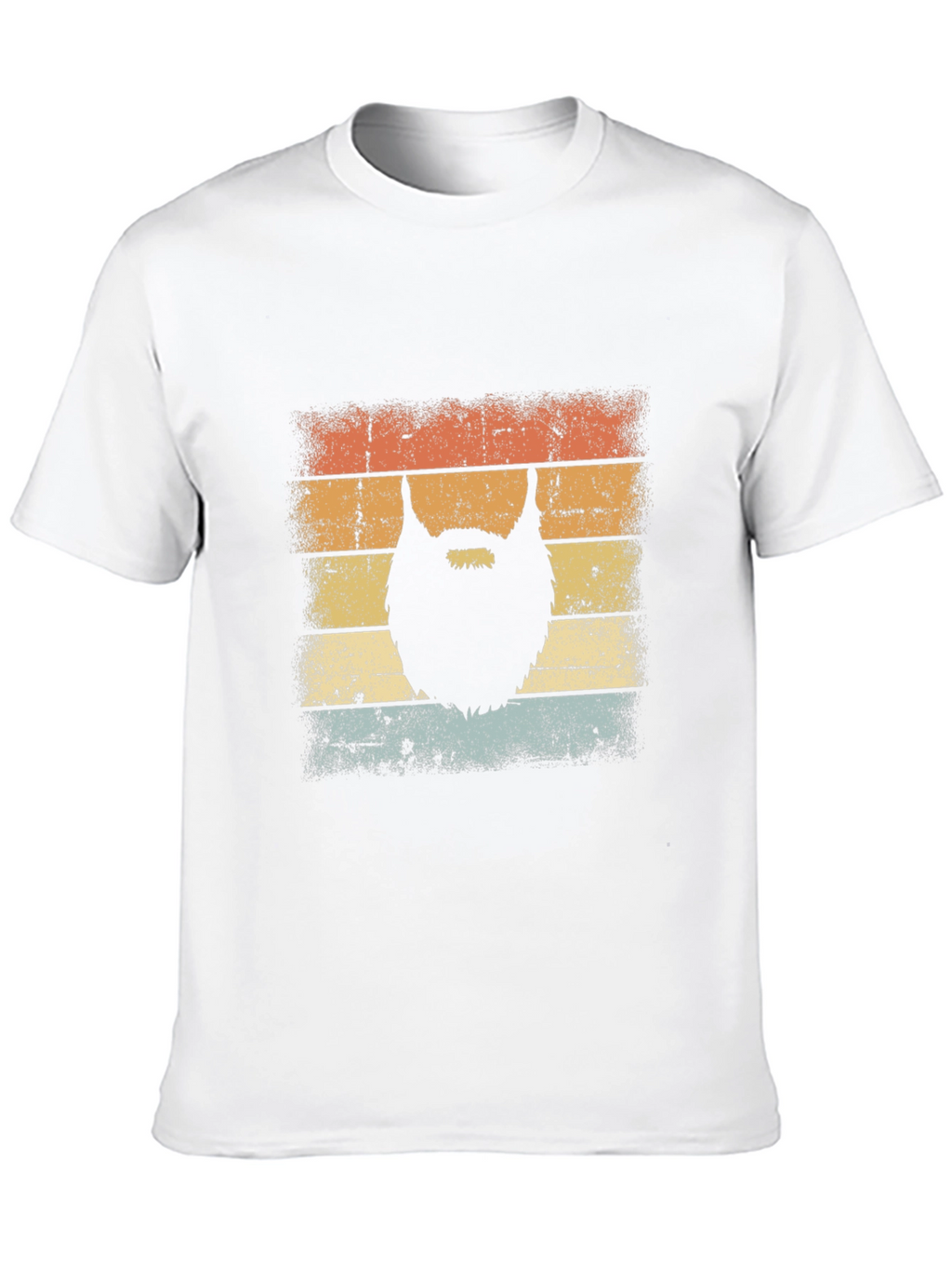 Retro Beard Graphic Tee - Black