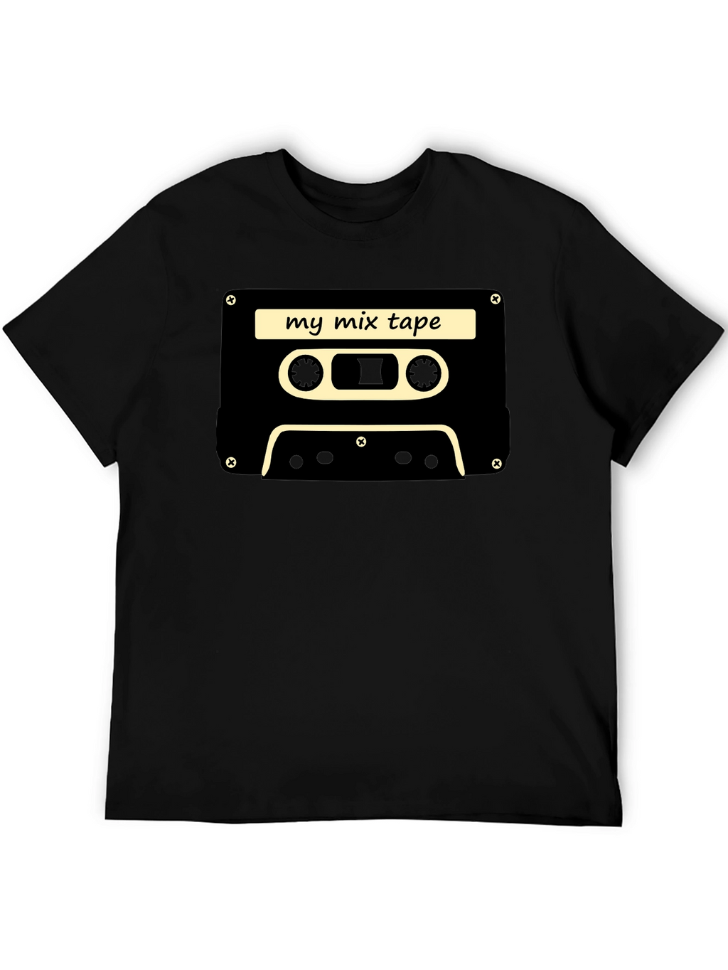 Retro Mixtape T-Shirt - Black Cassette Tee