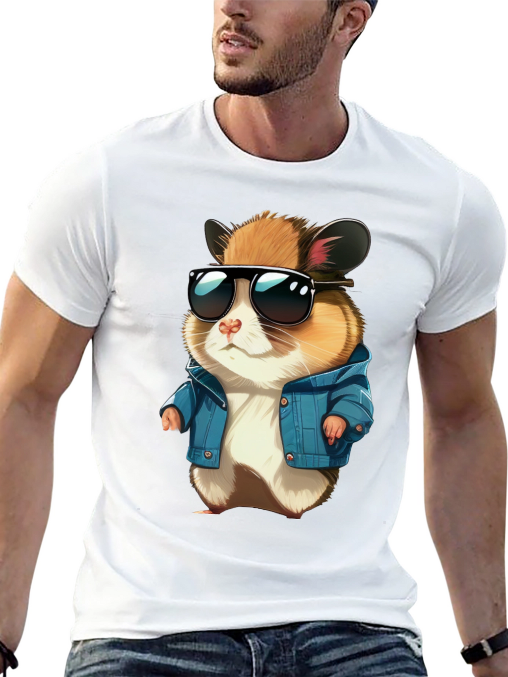 Cool Hamster Graphic Tee - Streetwear Style