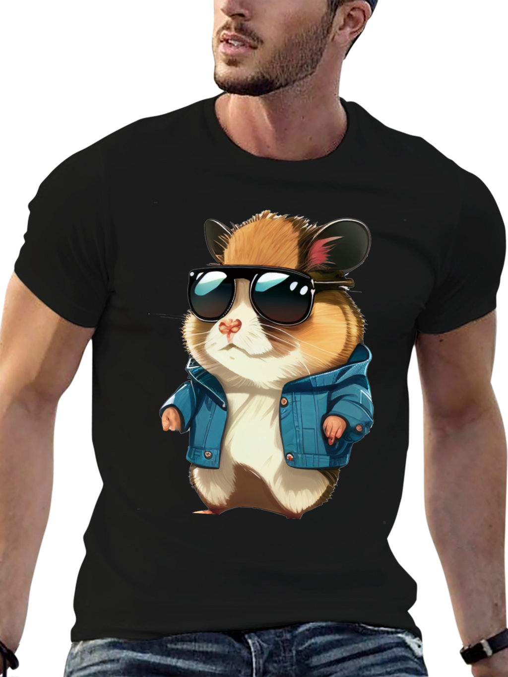 Cool Hamster Graphic Tee - Streetwear Style