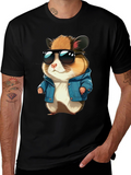 Cool Hamster Graphic Tee - Streetwear Style