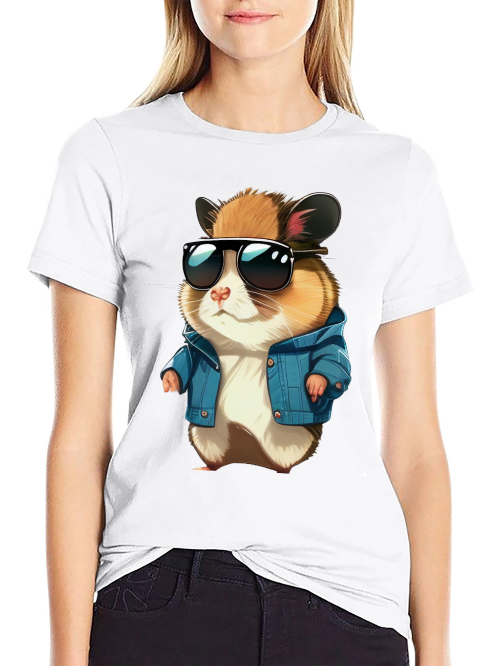 Cool Hamster Graphic Tee - Streetwear Style
