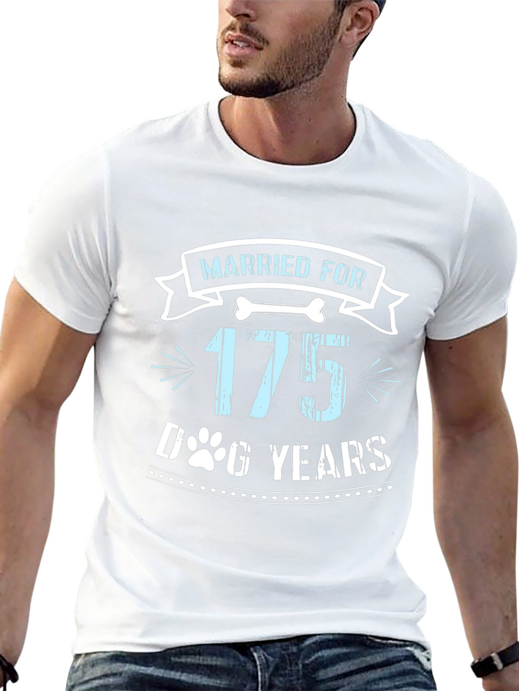 Married For 175 Dog Years Graphic Tee