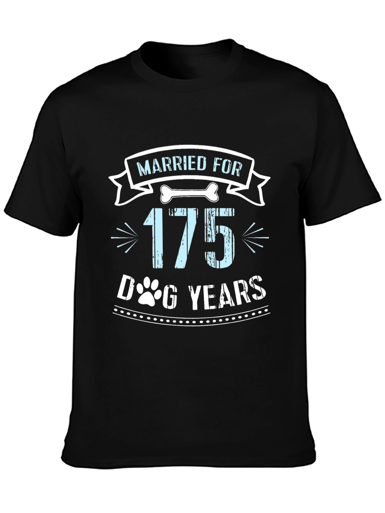 Married For 175 Dog Years Graphic Tee