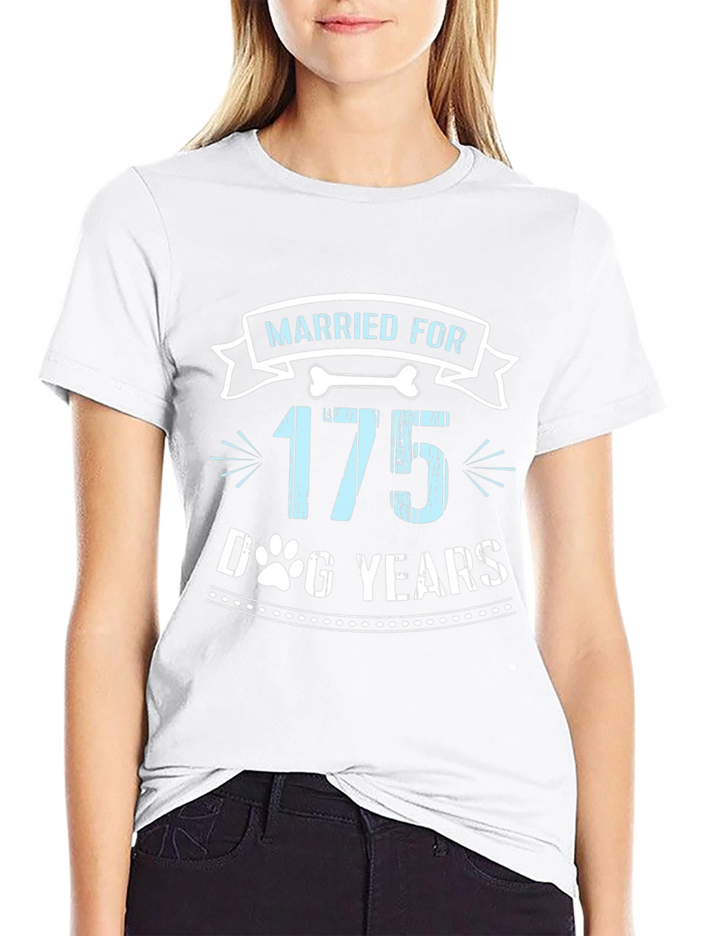 Married For 175 Dog Years Graphic Tee