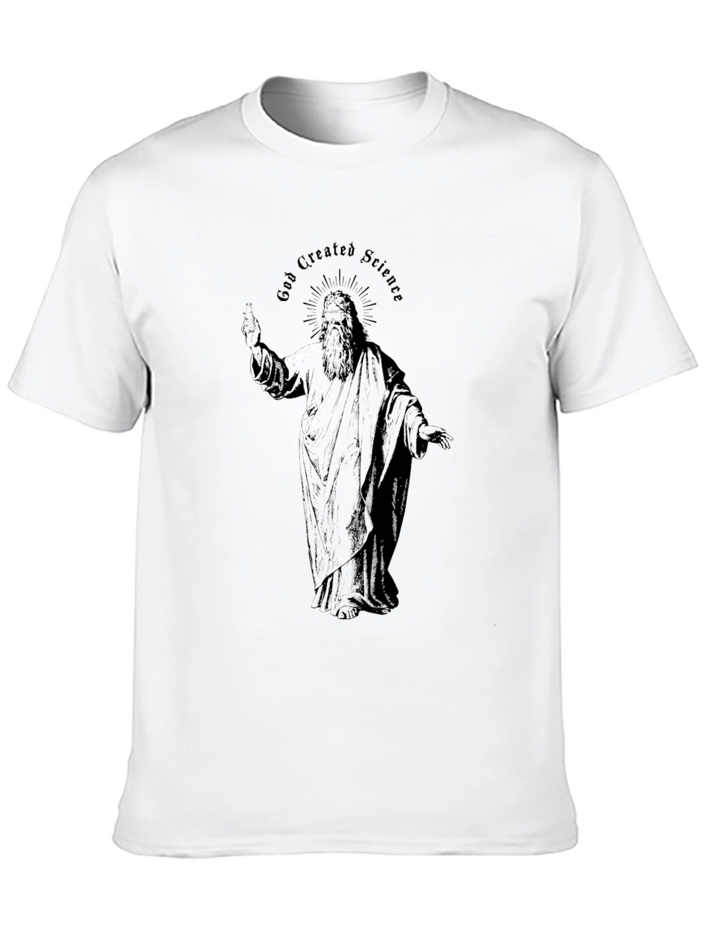 God Created Science Graphic Tee