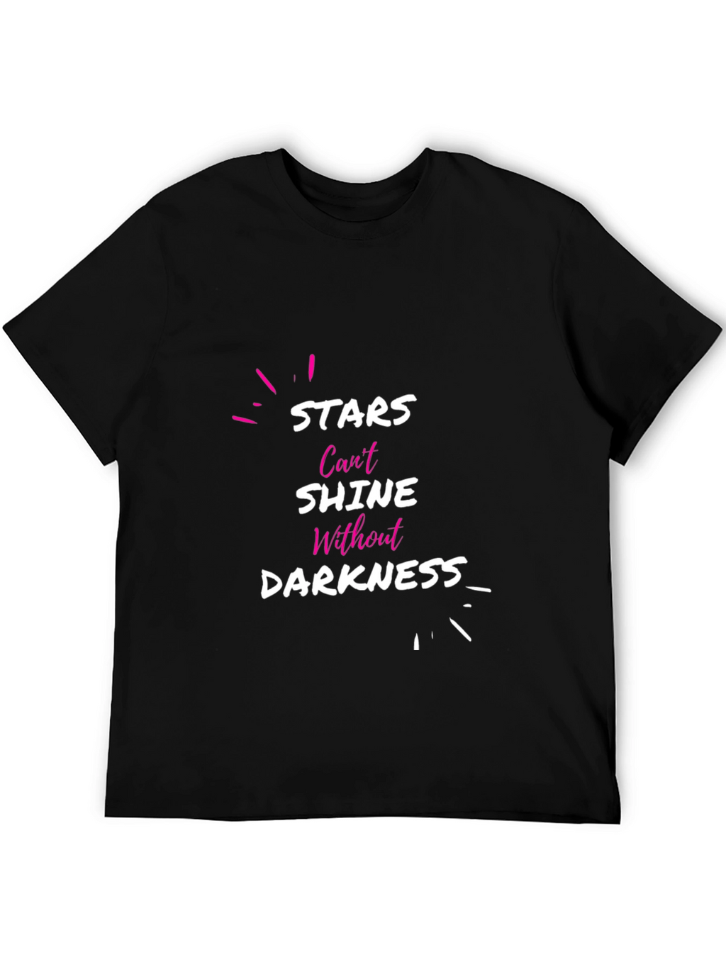 Stars Cant Shine Darkness Mens Tee
