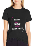 Stars Cant Shine Darkness Mens Tee