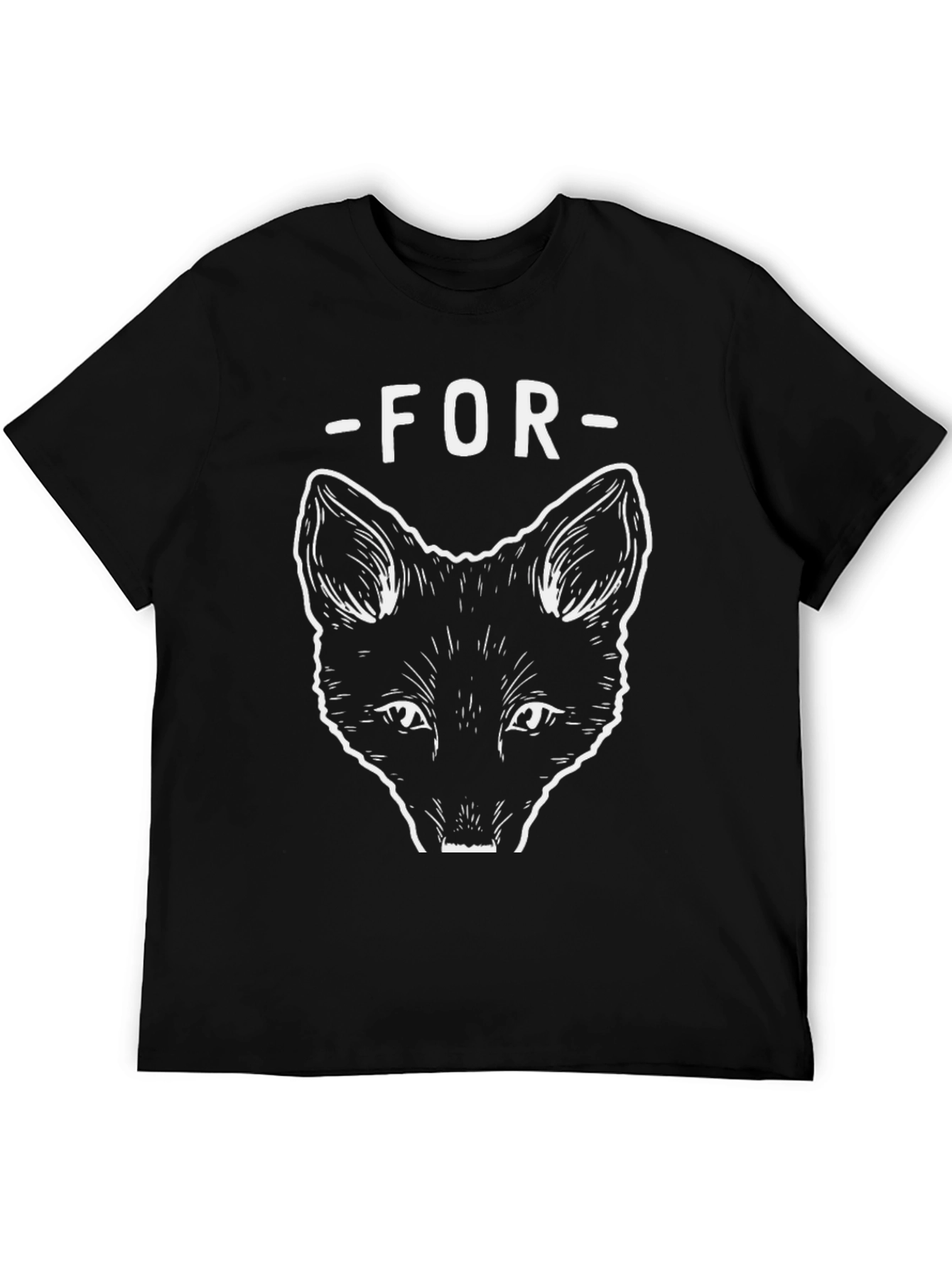 Black For Fox Sake Graphic Tee