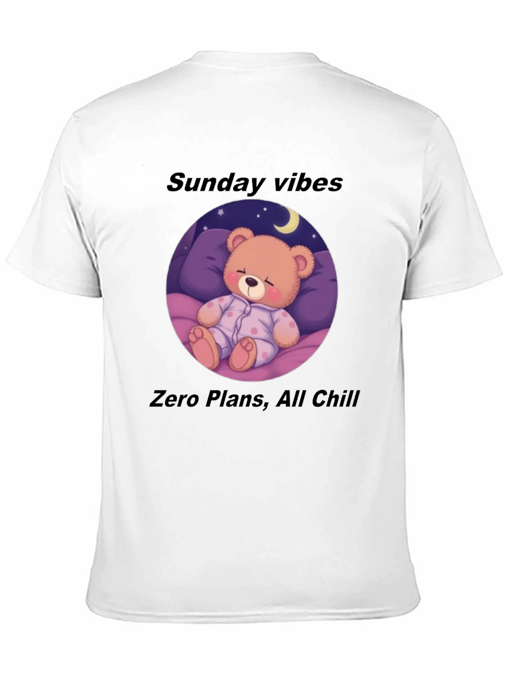 Sunday Vibes Teddy Bear Sleepy T-Shirt
