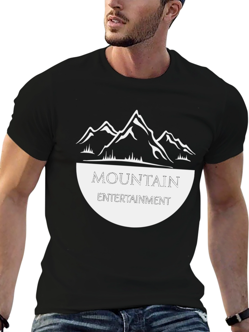 Mountain Entertainment Graphic T-Shirt - Black