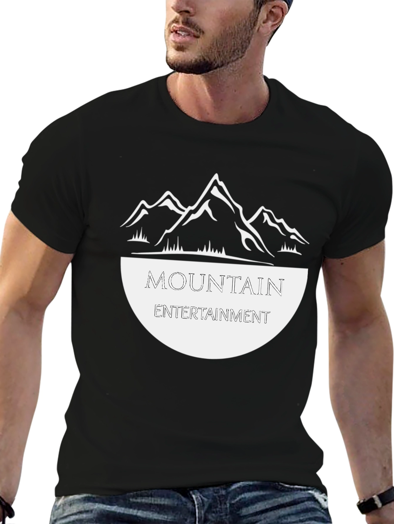 Mountain Entertainment Graphic T-Shirt - Black