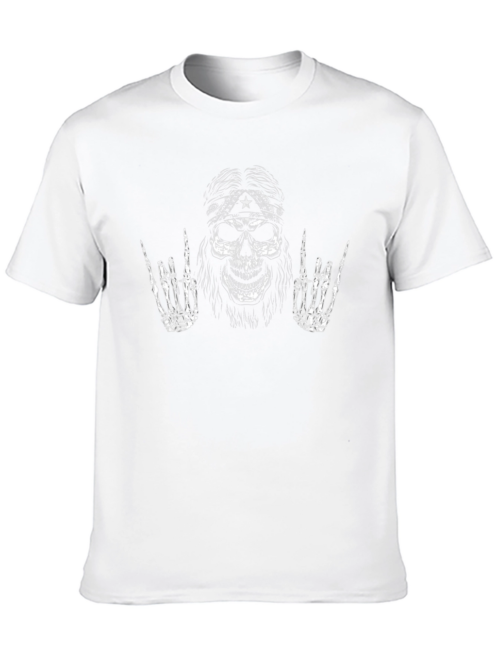 Rock n Roll Skeleton T-Shirt - Black