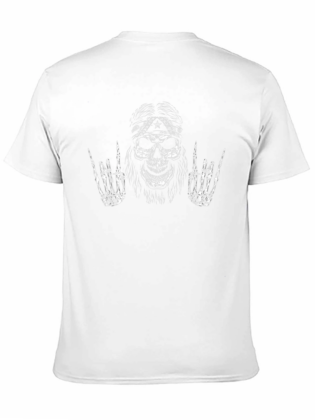 Rock n Roll Skeleton T-Shirt - Black