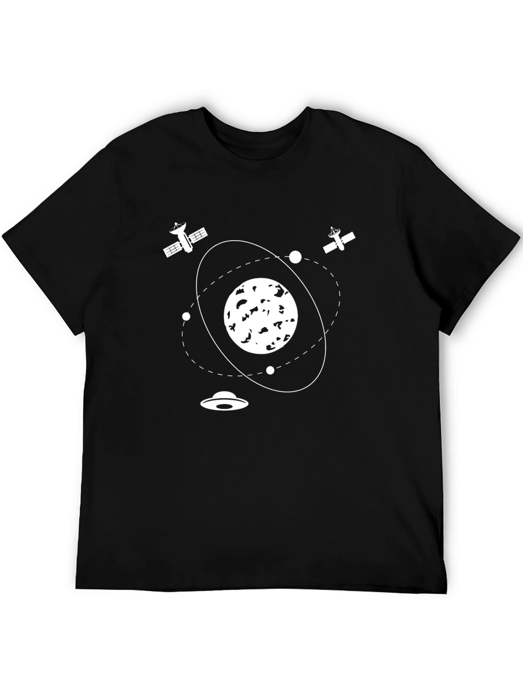 Space Graphic Black T-Shirt