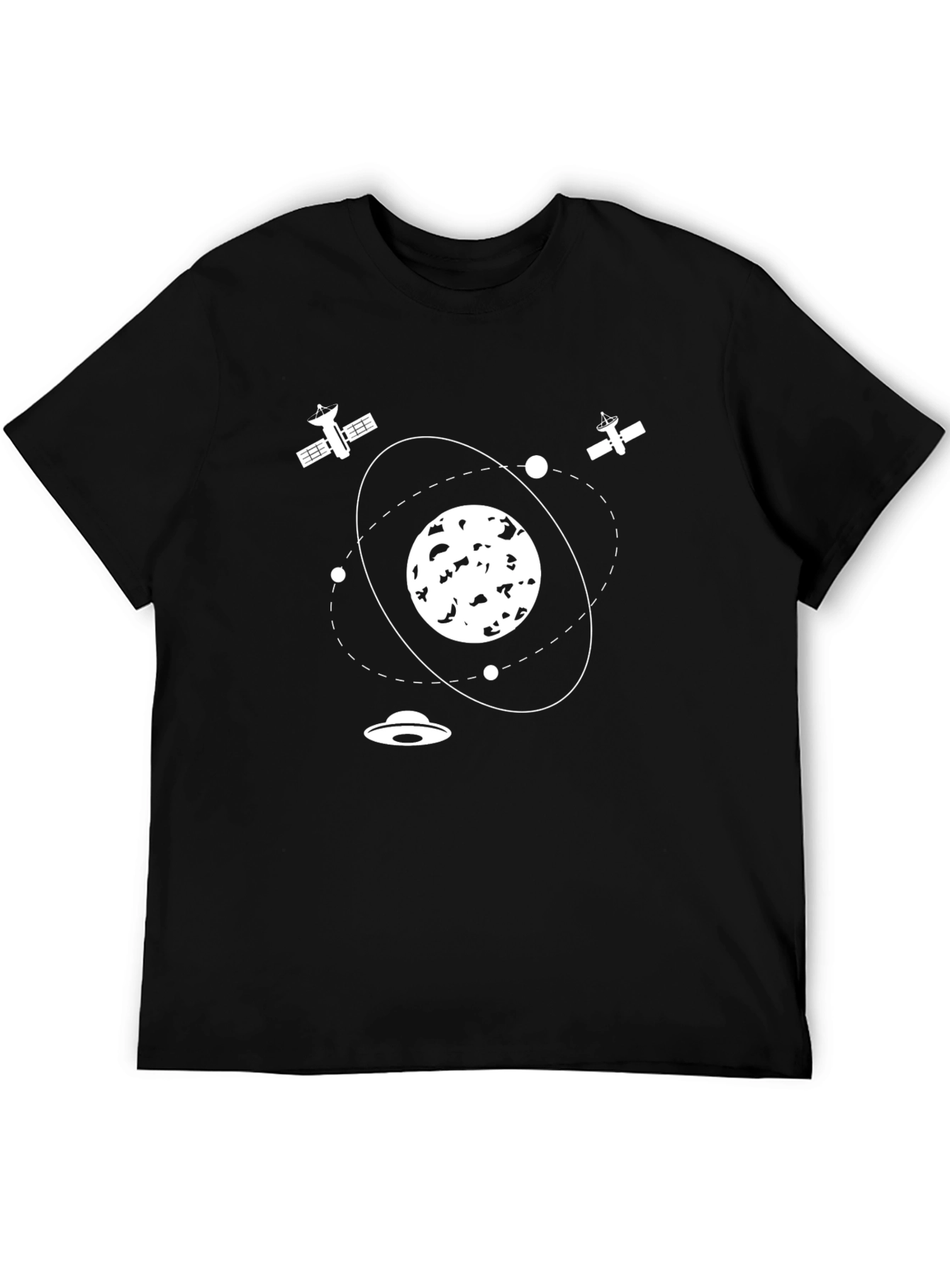 Space Graphic Black T-Shirt
