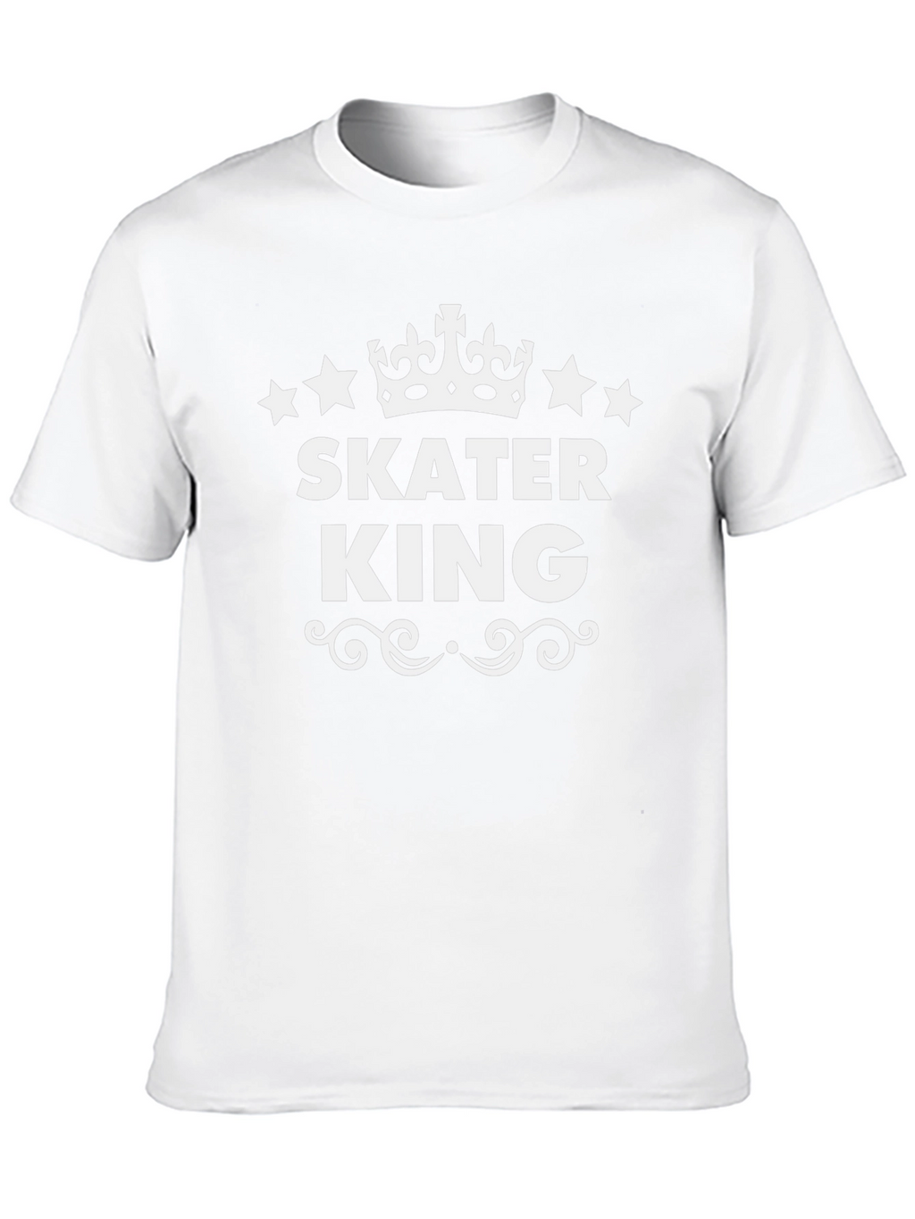 Skater King Black Graphic Tee