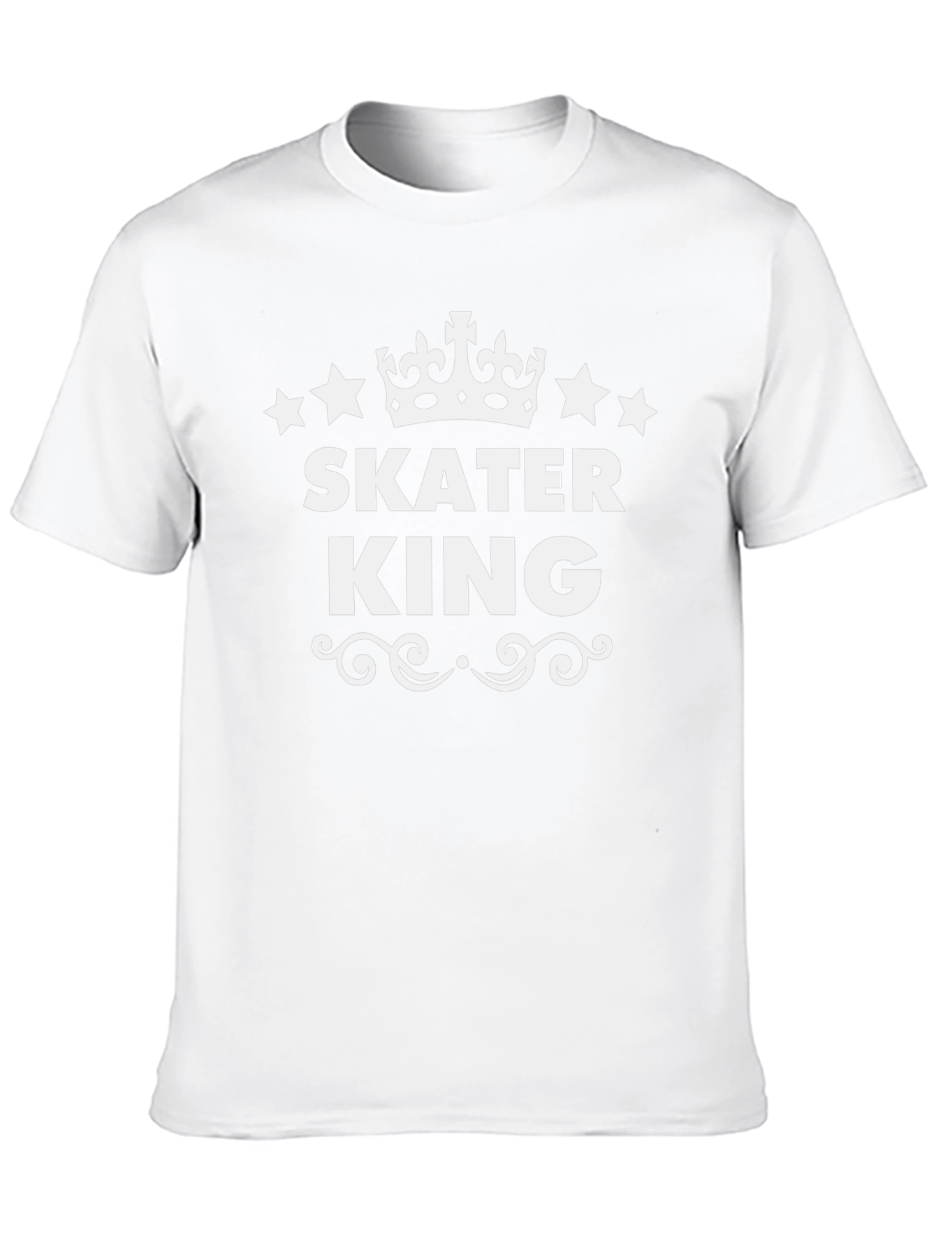 Skater King Black Graphic Tee