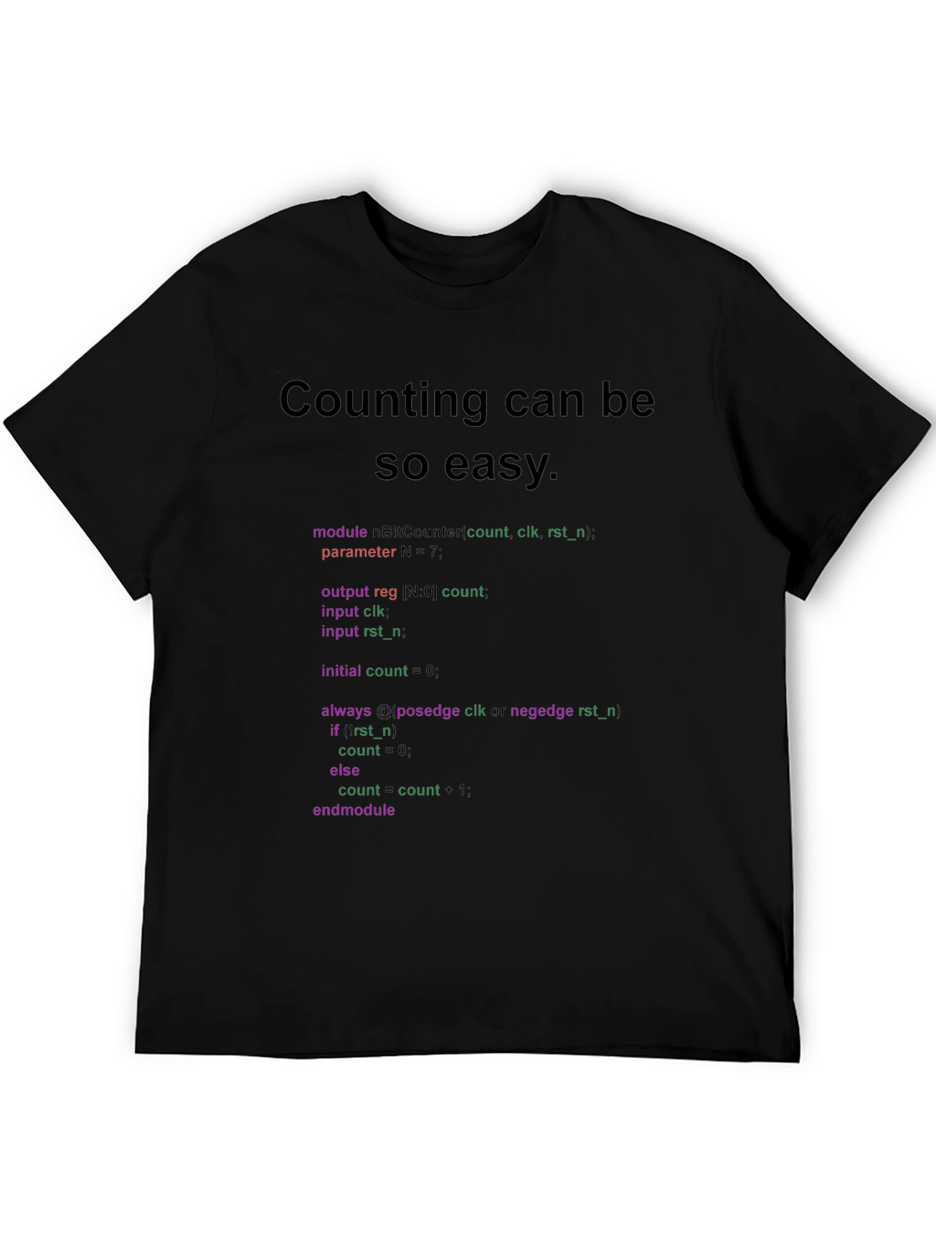 Counting Code Tee