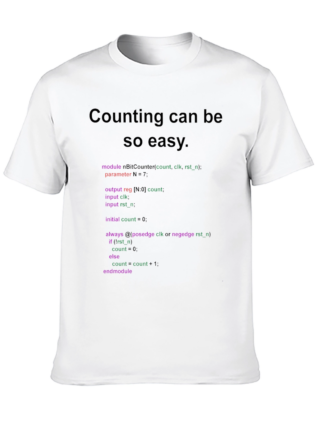 Counting Code Tee