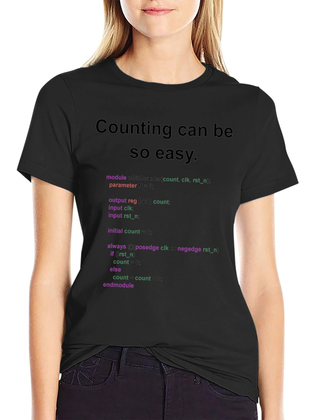 Counting Code Tee