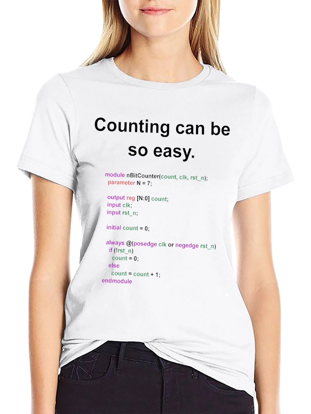 Counting Code Tee